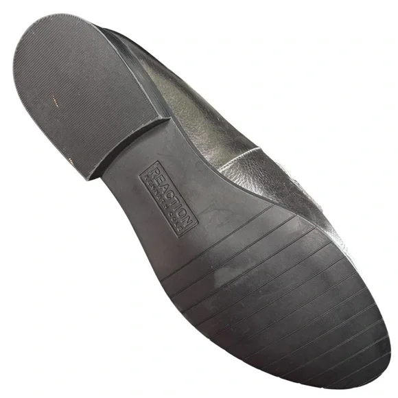 REACTION Kennith Cole Jet Forward Metallic Heeled Tassel Loafers, Womens Size 9 - Picture 7 of 9